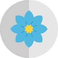 Amaryllis Flat Scale Icon vector