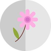 Chamomile Flat Scale Icon vector