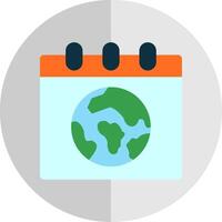 Earth Day Flat Scale Icon vector