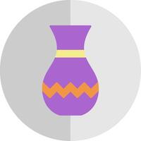 Vase Flat Scale Icon vector