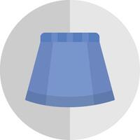 Skirt Flat Scale Icon vector