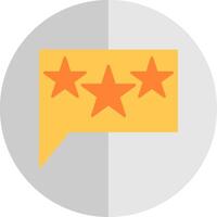 Stars Flat Scale Icon vector