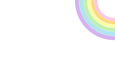 Pastel colored rainbow. Soft color background. png