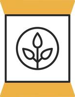 Fertilizer Skined Filled Icon vector