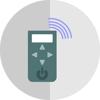Remote Control Flat Scale Icon vector