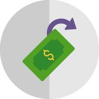 cashback Flat Scale Icon vector