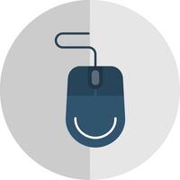 Mouse Flat Scale Icon vector