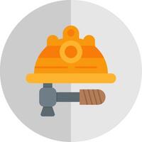 Hat Flat Scale Icon vector