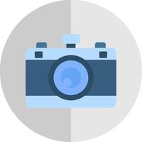 Camera Flat Scale Icon vector