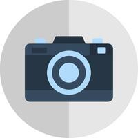 Camera Flat Scale Icon vector