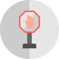 Stop Flat Scale Icon vector