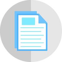 Document Flat Scale Icon vector