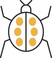 Insect Skined Filled Icon vector