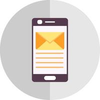 Email Flat Scale Icon vector