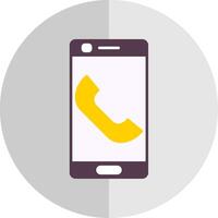 Phone Flat Scale Icon vector