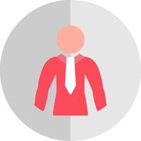 Businessman Flat Scale Icon vector