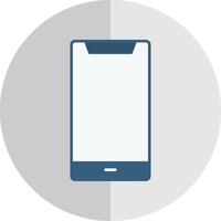 Mobile Flat Scale Icon vector