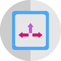 Resize Flat Scale Icon vector