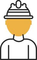 Labor Skined Filled Icon vector