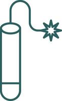 Tnt Line Gradient Round Corner Icon vector