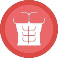 Six Pack Glyph Multi Circle Icon vector