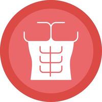 Six Pack Glyph Multi Circle Icon vector