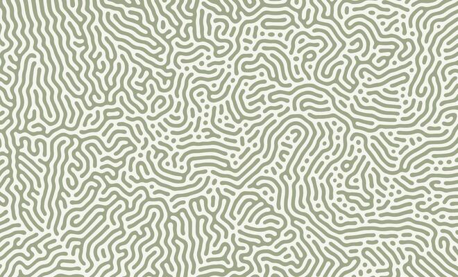 Light Green Turing Diffusion Abstract Organic Pattern