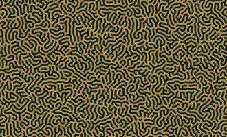 Green turing lines organic shape patterns background design vector