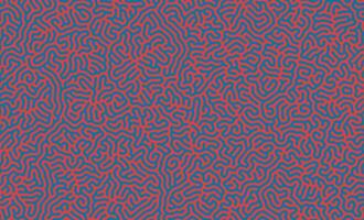 Red and blue Abstract Turing Pattern Background vector