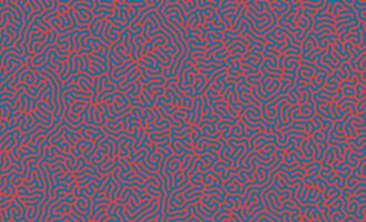 Red and blue Abstract Turing Pattern Background vector