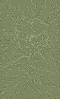 Green Abstract Turing Pattern Background vector