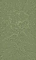 Green Abstract Turing Pattern Background vector