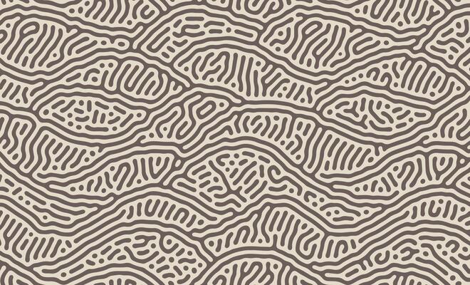 Choclate Green Turing Diffusion Abstract Organic Pattern