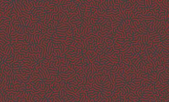 Green and red turing pattern structure oraganic lines background vector