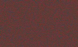 Green and red turing pattern structure oraganic lines background vector