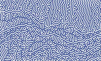 White Blue organic turing irregular lines background with unique pattern design vector