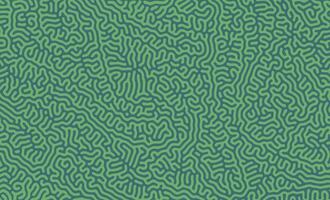 Green and Blue Organic Turing Seamless Pattern. Abstract organic background vector
