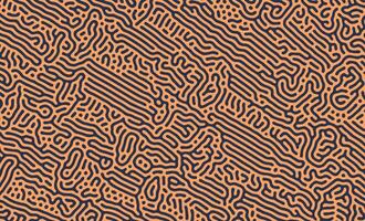 Orange Turing Pattern Background Wallpaper vector