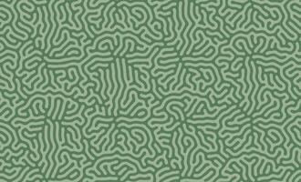 Green Organic Turing Seamless Pattern. Abstract organic background vector