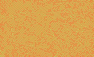 Yellow and orange Organic Turing Seamless Pattern. Abstract organic background vector