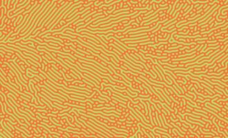 Yellow and orange Organic Turing Seamless Pattern. Abstract organic background vector