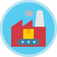 Manufacturing Flat Multi Circle Icon vector