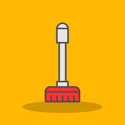 Floor Mop Filled Shadow Icon