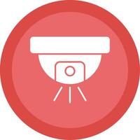 Monitoring Glyph Multi Circle Icon vector