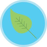 Leaf Flat Multi Circle Icon vector