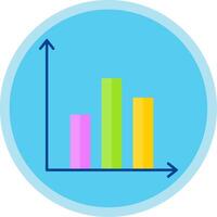 Prediction Flat Multi Circle Icon vector