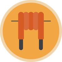 Inductor Flat Multi Circle Icon vector