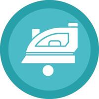 Iron Glyph Multi Circle Icon vector