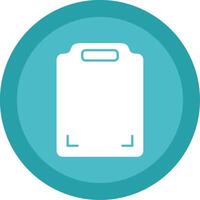 Cutting Board Glyph Multi Circle Icon vector