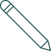 Pen Line Gradient Round Corner Icon vector